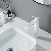 Смеситель для раковины Shevanik S4011C цвет Белый матовый-3