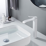 Смеситель для раковины Shevanik S4011C цвет Белый матовый-5