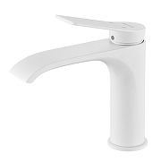 Смеситель для раковины Shevanik S4101C цвет Белый матовый