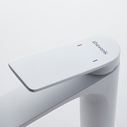 Смеситель для раковины Shevanik S4101C цвет Белый матовый-11