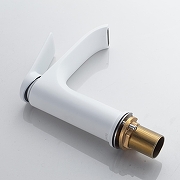 Смеситель для раковины Shevanik S4101C цвет Белый матовый-14