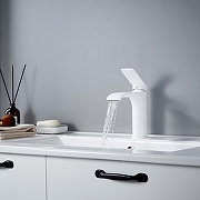 Смеситель для раковины Shevanik S4101C цвет Белый матовый-1