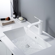 Смеситель для раковины Shevanik S4101C цвет Белый матовый-8