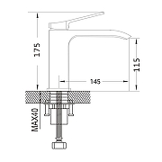 Смеситель для раковины Shevanik S4101C цвет Белый матовый-17