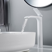 Смеситель для раковины Shevanik S4111C цвет Белый матовый-2