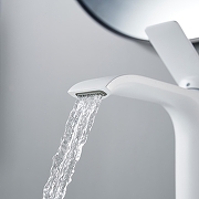 Смеситель для раковины Shevanik S4111C цвет Белый матовый-7