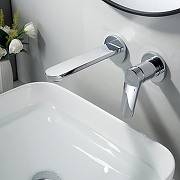 Смеситель для раковины Shevanik S43 S4341 цвет Хром-4