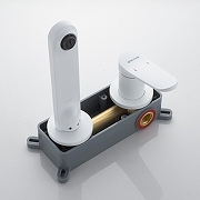 Смеситель для раковины Shevanik S43C S4341C цвет Белый матовый-10