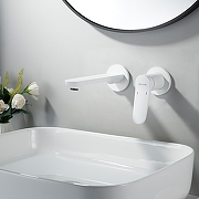 Смеситель для раковины Shevanik S43C S4341C цвет Белый матовый-9