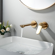 Смеситель для раковины Shevanik S43G S4341G цвет Золотой сатин-6