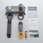 Смеситель для раковины Shevanik S43T S4341T цвет Оружейная сталь-16