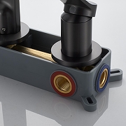 Смеситель для раковины Shevanik S43T S4341T цвет Оружейная сталь-14