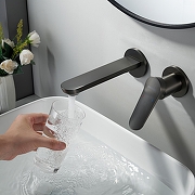 Смеситель для раковины Shevanik S43T S4341T цвет Оружейная сталь-2