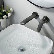 Смеситель для раковины Shevanik S43T S4341T цвет Оружейная сталь-3