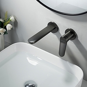 Смеситель для раковины Shevanik S43T S4341T цвет Оружейная сталь-4