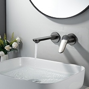 Смеситель для раковины Shevanik S43T S4341T цвет Оружейная сталь-5