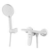 Смеситель для душа Shevanik S4716C цвет Белый матовый