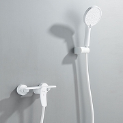 Смеситель для душа Shevanik S4716C цвет Белый матовый-1