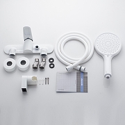 Смеситель для душа Shevanik S4716C цвет Белый матовый-18