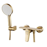 Смеситель для душа Shevanik S4716G цвет Золотой сатин