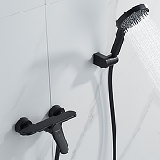 Смеситель для душа Shevanik S4716H цвет Черный матовый-4
