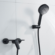 Смеситель для душа Shevanik S4716H цвет Черный матовый-6