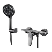 Смеситель для душа Shevanik S4716T цвет Оружейная сталь