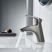 Смеситель для раковины Shevanik S5001T цвет Оружейная сталь-1