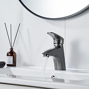 Смеситель для раковины Shevanik S5001T цвет Оружейная сталь-8