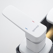 Смеситель для раковины Shevanik S99C S9941C цвет Белый матовый-11