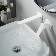 Смеситель для раковины Shevanik S99C S9941C цвет Белый матовый-2