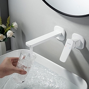 Смеситель для раковины Shevanik S99C S9941C цвет Белый матовый-3