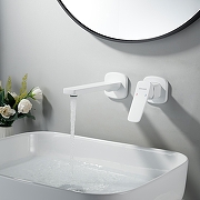 Смеситель для раковины Shevanik S99C S9941C цвет Белый матовый-7