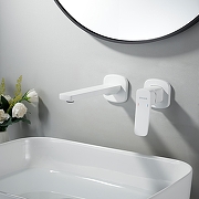 Смеситель для раковины Shevanik S99C S9941C цвет Белый матовый-8