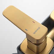 Смеситель для раковины Shevanik S9941G цвет Золотой сатин-11