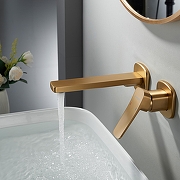 Смеситель для раковины Shevanik S9941G цвет Золотой сатин-1