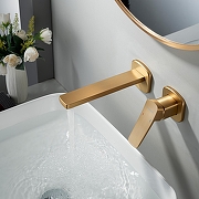 Смеситель для раковины Shevanik S9941G цвет Золотой сатин-2