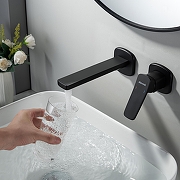 Смеситель для раковины Shevanik S99H S9941H цвет Черный матовый-2