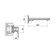 Смеситель для раковины Shevanik S99H S9941H цвет Черный матовый-17