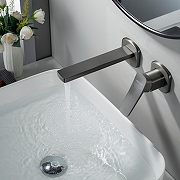 Смеситель для раковины Shevanik S99T S9941T цвет Оружейная сталь-2