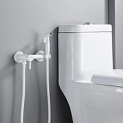 Гигиенический душ со смесителем Shevanik S107C цвет Белый матовый-9