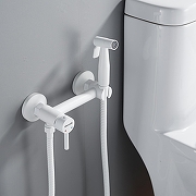 Гигиенический душ со смесителем Shevanik S107C цвет Белый матовый-10