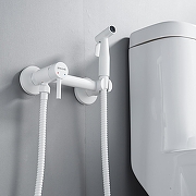 Гигиенический душ со смесителем Shevanik S107C цвет Белый матовый-11