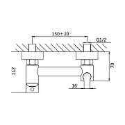 Гигиенический душ со смесителем Shevanik S107C цвет Белый матовый-14