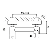 Гигиенический душ со смесителем Shevanik S107T цвет Оружейная сталь-1