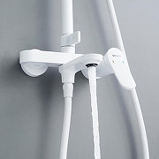 Душевая система Shevanik S43C S4336C цвет Белый матовый-9