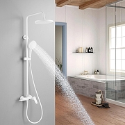 Душевая система Shevanik S43C S4336C цвет Белый матовый-19