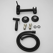 Гигиенический душ со смесителем Shevanik S107H цвет Черный матовый-1