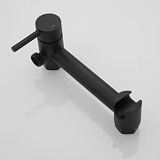 Гигиенический душ со смесителем Shevanik S107H цвет Черный матовый-3