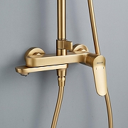 Душевая система Shevanik S43G S4336G цвет Золотой сатин-10